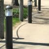 VENU 35w LED Cone Reflector Round Dome Top Bollard Light - Image 4