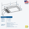 CARA 256w LED Area/Wall/Flood, Mounting Options, EXTREME-LIFE - Image 8